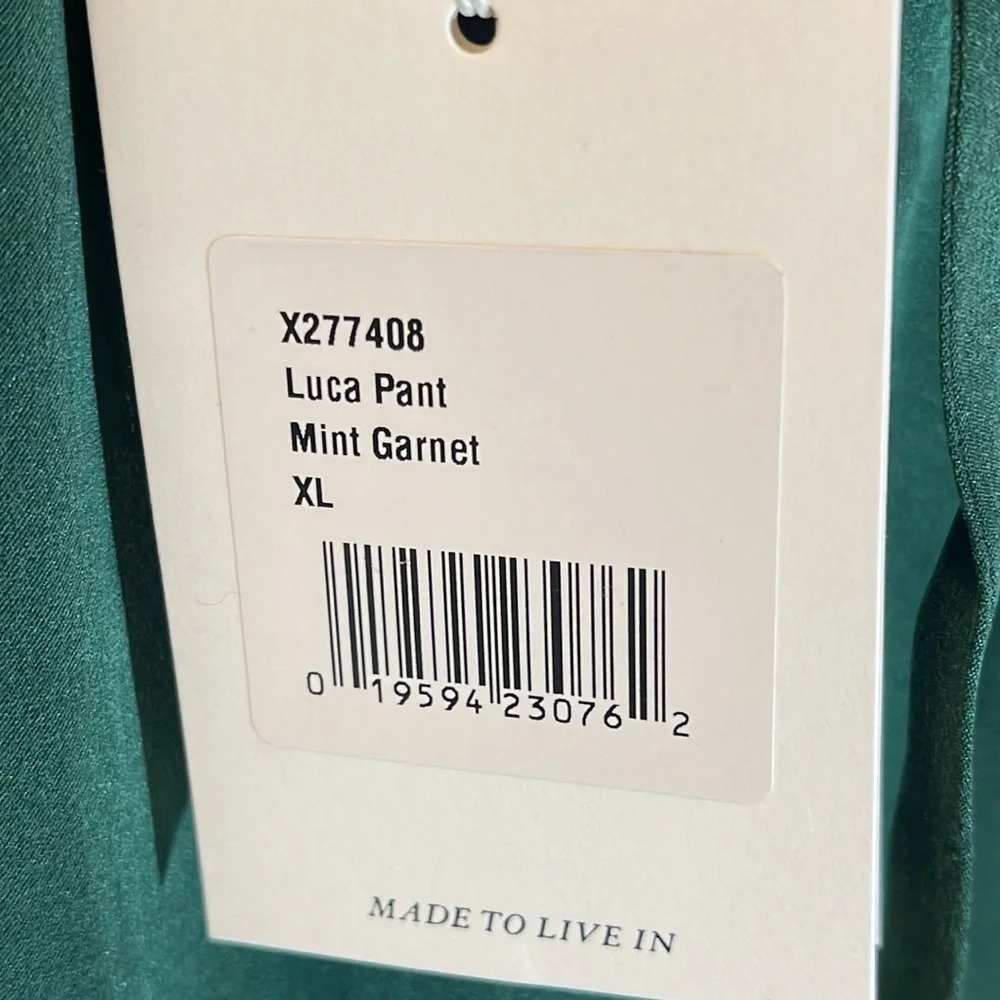 Xirena Luca Pant in Mint Garnet size XL - Picture 7 of 8